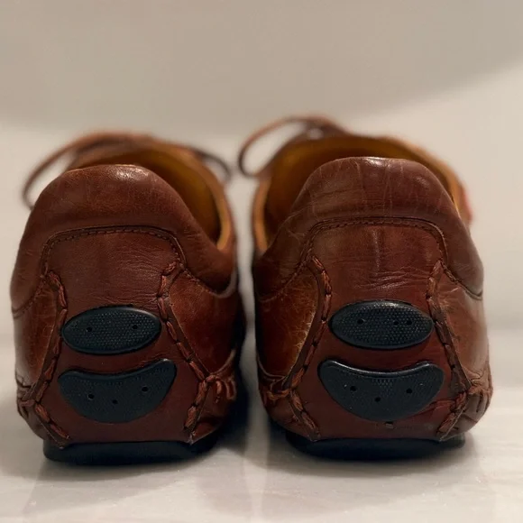 Pikolinos Brown Leather Driving Shoes 45 (US 11.5–12) Handmade Comfort Moccasins - Picture 8 of 16